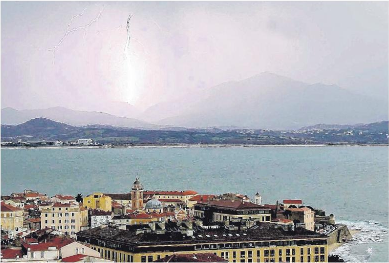 La Corse, région la plus foudroyée du pays en 2018