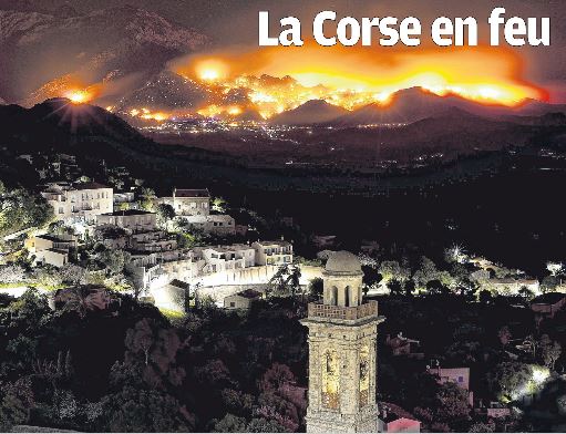 La Corse en feu