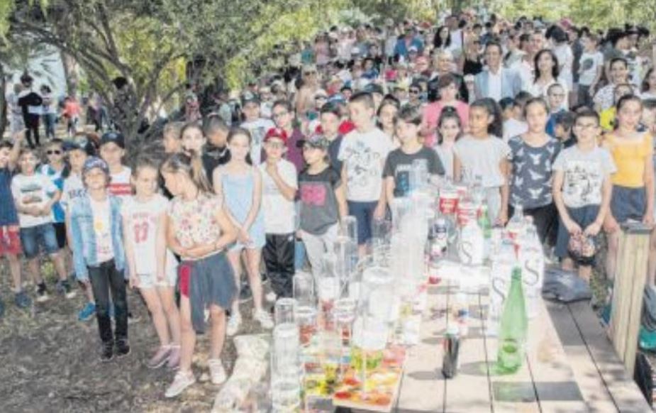 Deux cents écoliers fêtent l'environnement