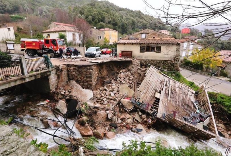Tempête Fabien : les pompiers de Corse-du-Sud ont reçu 1 477 appels ce week-end