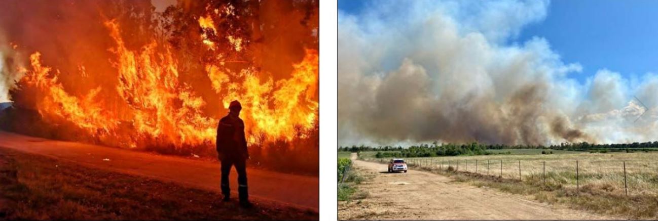  A AGHIONE ET GHISONACCIA   50 hectares partent en fumée