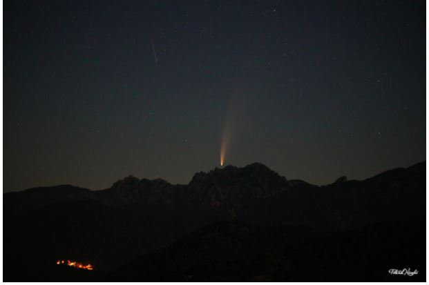 La comète Neowise dans le ciel corse 