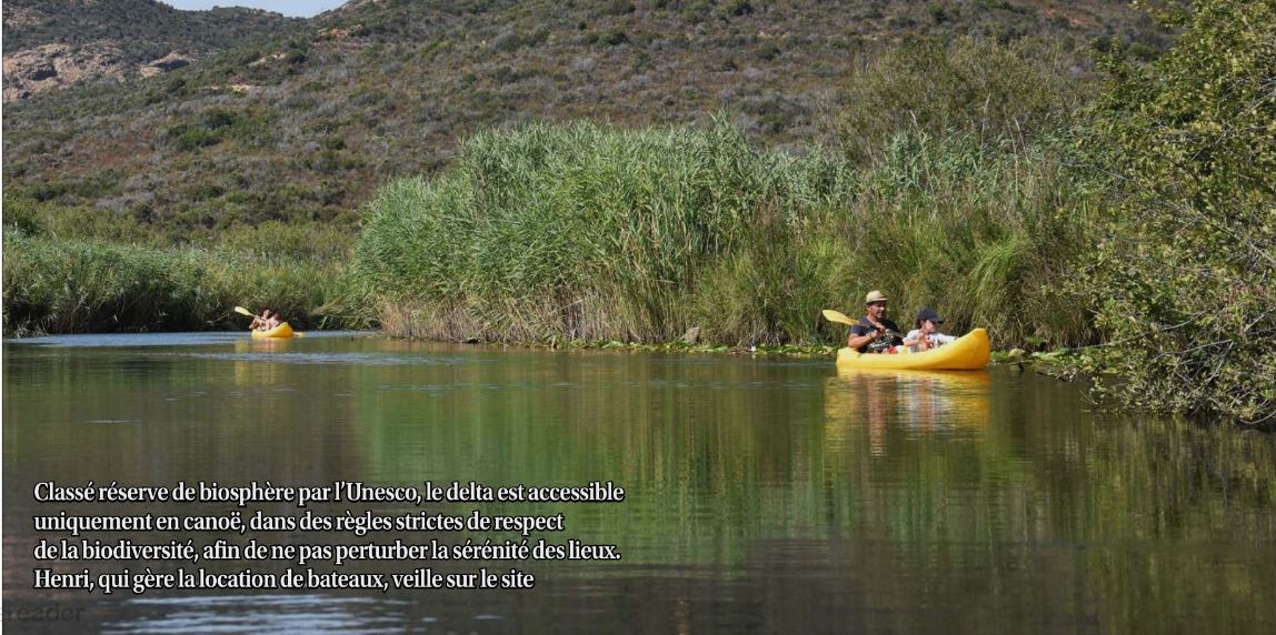 La richesse du delta du Fangu se découvre en kayak 