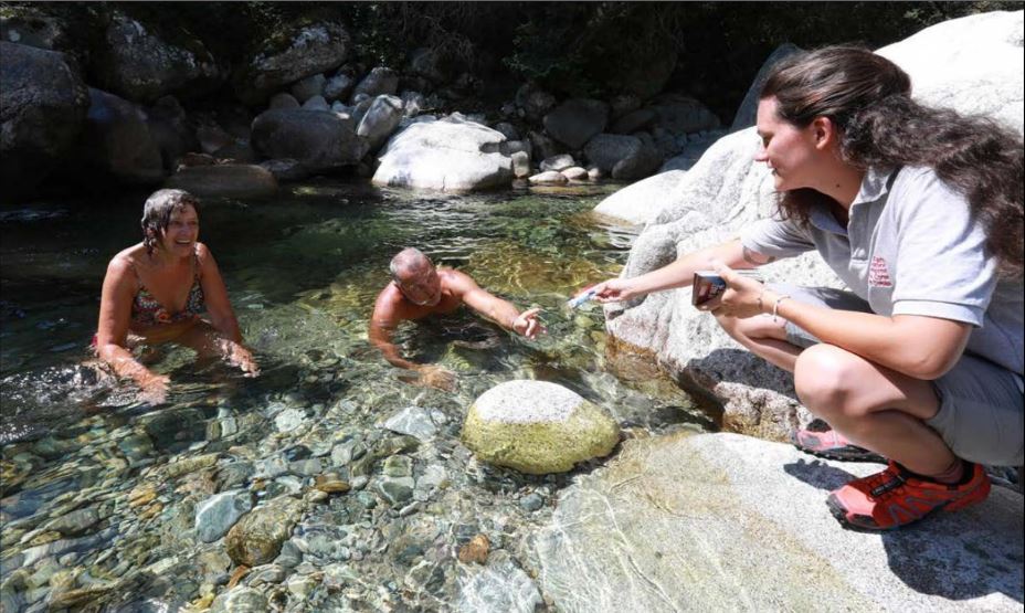 Le Parc régional sensibilise les visiteurs dans la Gravona
