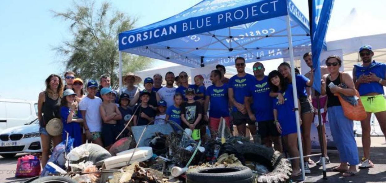 CAP CORSE  7 mᶟ de déchets collectés au fond de l'eau