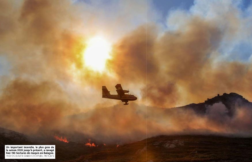 Chaude alerte en Balagne après trois mises à feu