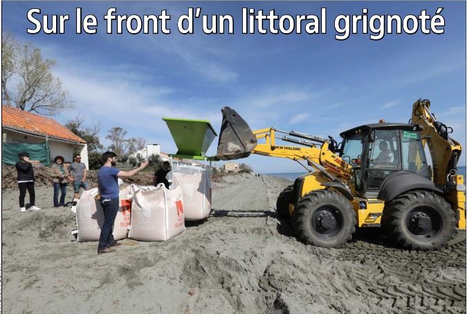 Sur le front d'un littoral grignoté