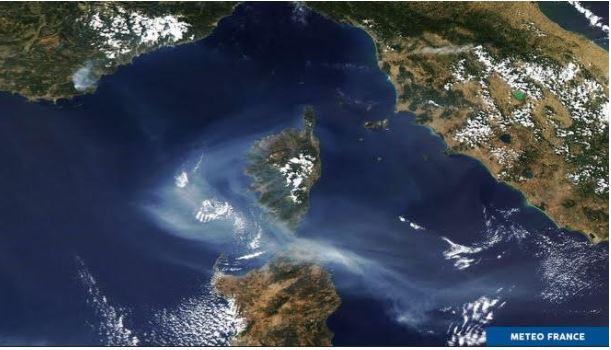  Incendie dans le Var et pollution aux particules fines : l'alerte maintenue ce 18 aout en Corse