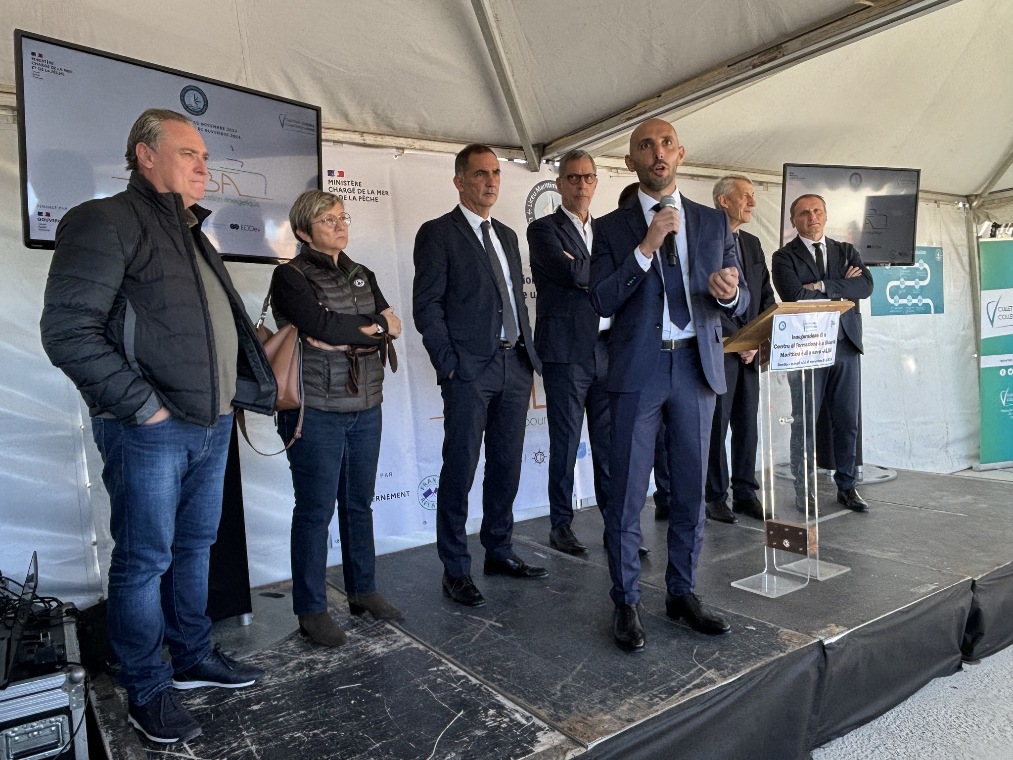 Inauguration de l'unité de navigation ALBA