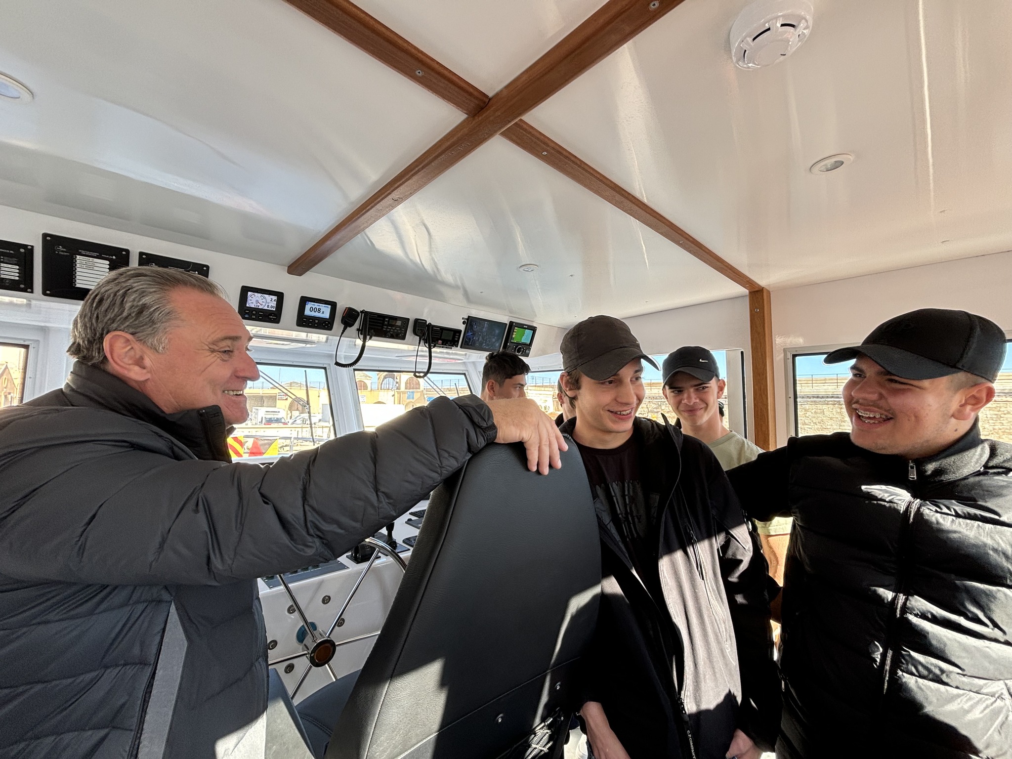 Inauguration de l'unité de navigation ALBA