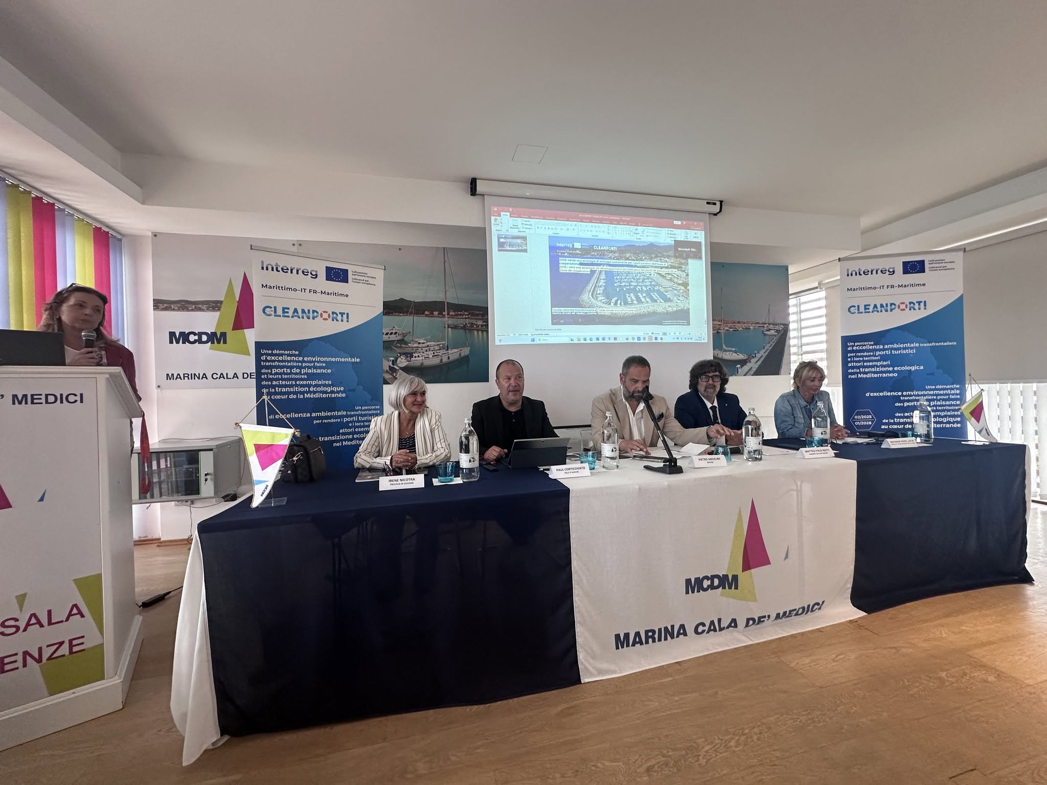 L'OEC  participe au VIème Comité de Pilotage du projet européen Cleanporti Marittimo en Italie