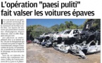 L'opération "paesi puliti" fait valser les voitures épaves