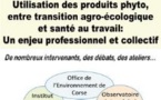 Séminaire  Utilisation des produits phyto, entre transition agro-écologique et santé au travail : Un enjeu professionnel et collectif 