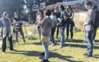  Les étudiants en génie biologique au contact de l'oliveraie de Toscane