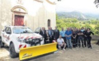 Remise des clefs du véhicule incendie multifonctions