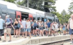 Un train vers la pleine nature 