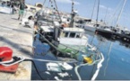 Pollution : un chalutier coule dans le vieux port de Bastia