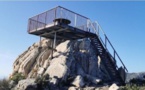Ajaccio : une passerelle sur le sentier des crêtes. Une pétition demande sa démolition 