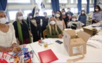 Fabrication de masques dans les ateliers du lycée de Montesoro