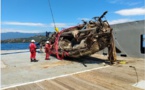 Le Préfet maritime de la Méditerranée coordonne le relevage d’épaves le long du littoral corse