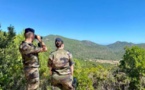  VENTISERI  Incendies les militaires de la BA 126 sont sur le terrain
