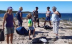 Bonifacio : opération de nettoyage de la plage de Vintilegni 