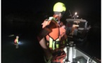 La SNSM de Propriano porte secours à un bateau échoué au fond de l'étang de Tizzano 