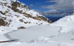 Lac de Puzzolu gelé