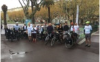 Départ du Corsica Sun Trip, une course de 600 km à vélo solaire