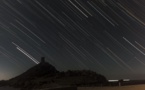 Filé d'étoiles sur la tour de la Parata 