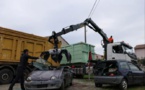 ROGLIANO  Opération enlèvement des épaves sur la commune