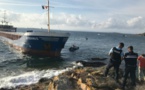 Mare latinu : L’échouement du Rhodanus en 2019 à Bonifacio : le pilote du cargo dormait.