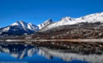 Le lac Calacuccia comme un miroir