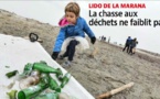 LIDO DE LA MARANA  La chasse aux déchets ne faiblit pas