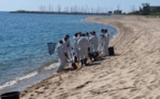 Dégazage sauvage : les opérations de dépollution continuent sur les plages de la côte orientales