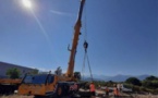 CALVI  La délicate pose d'un NRO