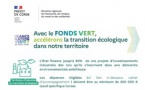 Avec le FONDS VERT, accélérons la transition écologique dans notre territoire