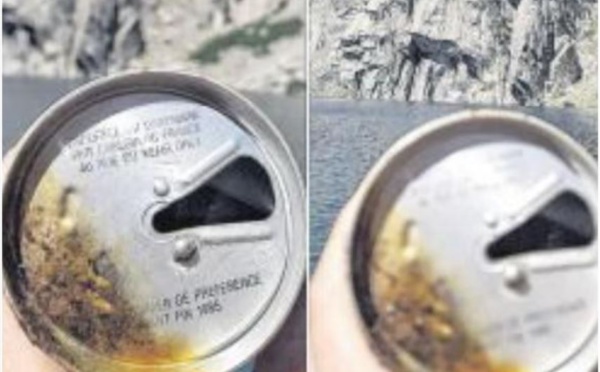 Il trouve une canette vieille de 34 ans au fond du lac de Capitello