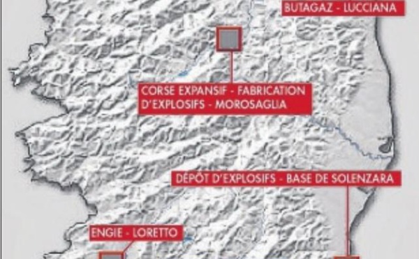 12 sites Seveso répartis à travers toute l'île
