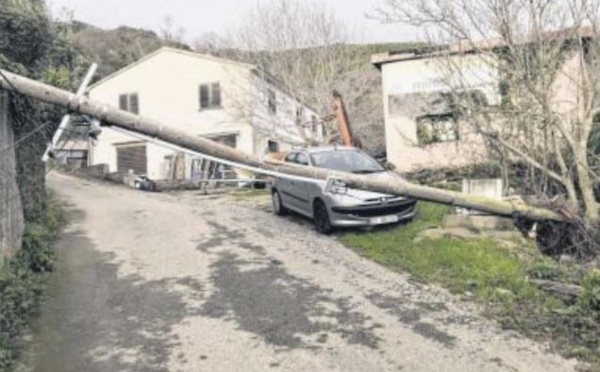 La tempête Fabien fait tomber les records de vent dans l'île