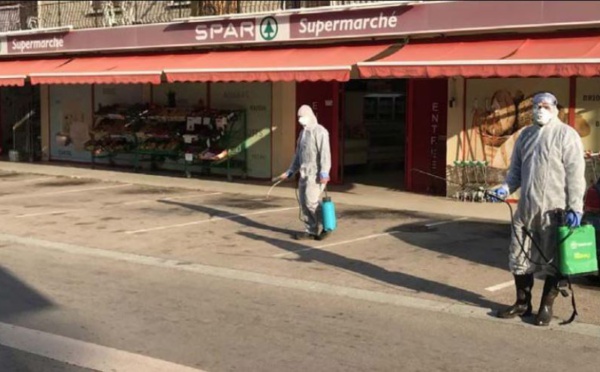 Opération de désinfection à Figari