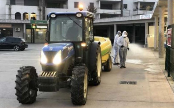 ALERIA   La ville désinfecte ses rues