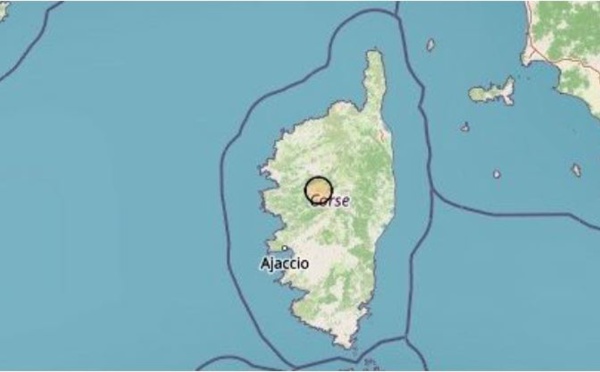Corse : un tremblement de terre ressenti dans le Niolu