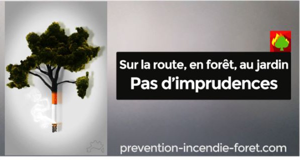 Prévention des incendies - Sur la route, en forêt, au jardin : pas d'imprudences 
