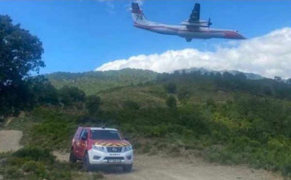 VENTISERI  Les Dash 8 de la sécurité civile à l'entrainement