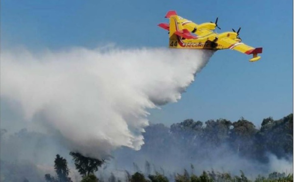 ALERIA  Début d'incendie, quatre hectares partis en fumée