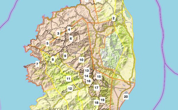 Risque incendie dans plusieurs massifs forestiers de Corse ce 27 juillet 