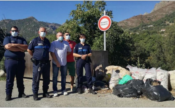 COMMUNAUTÉ DE COMMUNES DU CENTRE CORSE  Dépôts sauvages : la 4C dépose une plainte à la gendarmerie