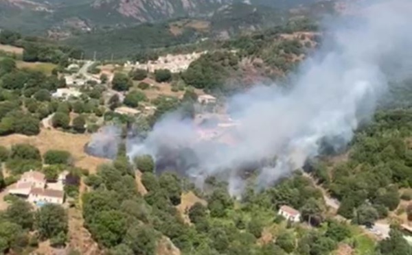 Début d'incendie à Cuttoli-Cortichiato