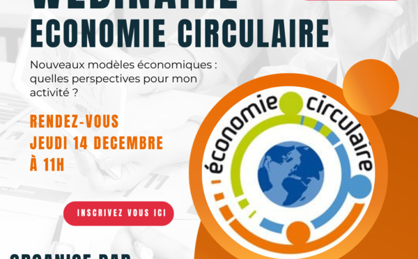 Webinaire « Economie Circulaire » à destination des entreprises et des associations